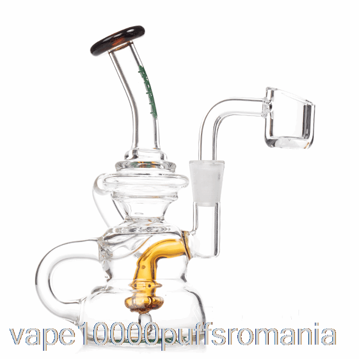 Vape Romania Ooze Flood Mini Dab Rig Sea Nisip Chihlimbar (clar / Chihlimbar)